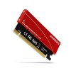 AXAGON PCEM2-S, PCIe x16 - M.2 NVMe M-key slot adaptér, kovový kryt pro pasivní chlazení