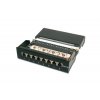 Digitus Desktop CAT 6 Patch Panel, stíněný Class E, 8-port RJ45, 8P8C, LSA, černý, 482x44x109