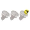 Emos LED žárovka MR16, 4.5W/32W GU10, WW teplá bílá, 350 lm, Classic, G, 3 PACK