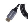PremiumCord DisplayPort 1.4 přípojný kabel, kovové a zlacené konektory, 2m