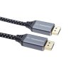 PremiumCord DisplayPort 1.4 přípojný kabel, kovové a zlacené konektory, 2m
