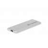 Transcend ESD240C 480GB USB 3.1 Gen2 (USB-C) Externí SSD disk (3D TLC), 520MB/R, 460MB/W, kompaktní rozměry, stříbrný