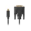 LANBERG Cable USB-C M ->DVI-D 24+1 M 1m black