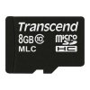 Transcend 8GB microSDHC (Class 10) MLC průmyslová paměťová karta (bez adaptéru), 20MB/s R, 16MB/s W