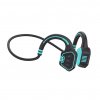 EVOLVEO BoneSwim MP3 16GB, bluetooth bezdrátová sluchátka s mikrofonem na lícní kosti, modré