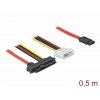 Delock Kabel SAS SFF-8482 + napájení > 1 x SATA 7 pin 0,5 m