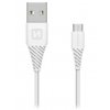 Swissten Datový Kabel Usb / Micro Usb 1,5 M Bílý (6,5Mm)