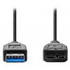 NEDIS kabel USB 3.0/ zástrčka USB-A - zástrčka USB-Micro B/ černý/ bulk/ 1m