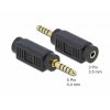 Delock Adaptér Stereo jack samec 4.4 mm 5 pin na Stereo jack samice 3.5 mm 3 pin