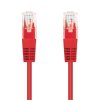 Kabel C-TECH patchcord Cat5e, UTP, červený, 0,5m