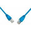 SOLARIX patch kabel CAT6 UTP PVC 0,5m modrý