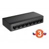 Tenda SG108M - 8x Gigabit Desktop Ethernet Mini Switch, rychlosti 10/100/1000 Mb/s, 16Gb/s