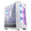 MSI skříň MPG VELOX 100R WHITE/ bez zdroje/ levé temperované sklo/ 4x ARGB 120 mm fan/ 1x USB3.1 Type-C/ 2x USB3.0/ bílá