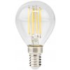 NEDIS LED žárovka E14/ G45/ 4,5 W/ 220 V/ 470 lm/ 2700 K/ stmívatelná/ teplá bílá/ retro styl/ čirá