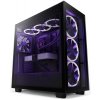 NZXT skříň H7 Elite Edition / ATX / 4x 140mm (3x RGB) fan / USB-C / 2x USB/ proskl. bočnice / proskl. panel / černá