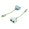 DATACOM Rozbočka 1xRJ45 na 1xRJ11+RJ45 STP Cat5e