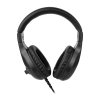Sluchátka k PC C-TECH MHS-05, 3,5mm jack, černá