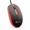 Myš C-TECH WM-10, černočervená, USB