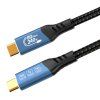 PremiumCord USB4™ Version2.0 80Gbps 16K@60Hz 240W Thunderbolt 3 a 4 kabel 0,8m