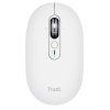 Trust Seron Slim/Kancelářská/Optická/3 200 DPI/USB+BT/Bílá