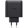 TRUST MAXO 65W 2P USB-C GAN CHARGER WHT