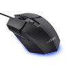 Trust GXT 121 Felox+/Herní/Optická/Pro praváky/10 000 DPI/Drátové USB-A/Černá