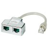 DATACOM "Y" adaptér STP CAT5E PC / PC+TEL