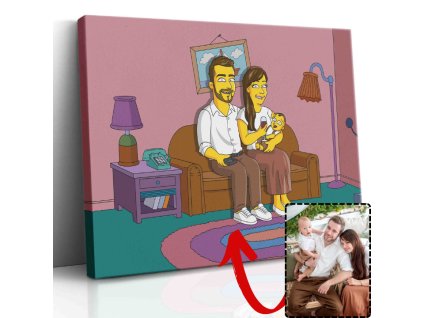 Springfield  Karikatura ve žlutém stylu