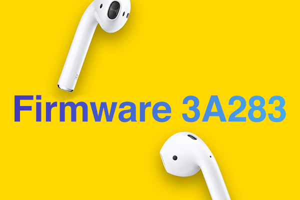 AirPods firmware se opět aktualizuje, tentokrát na verzi 3A283