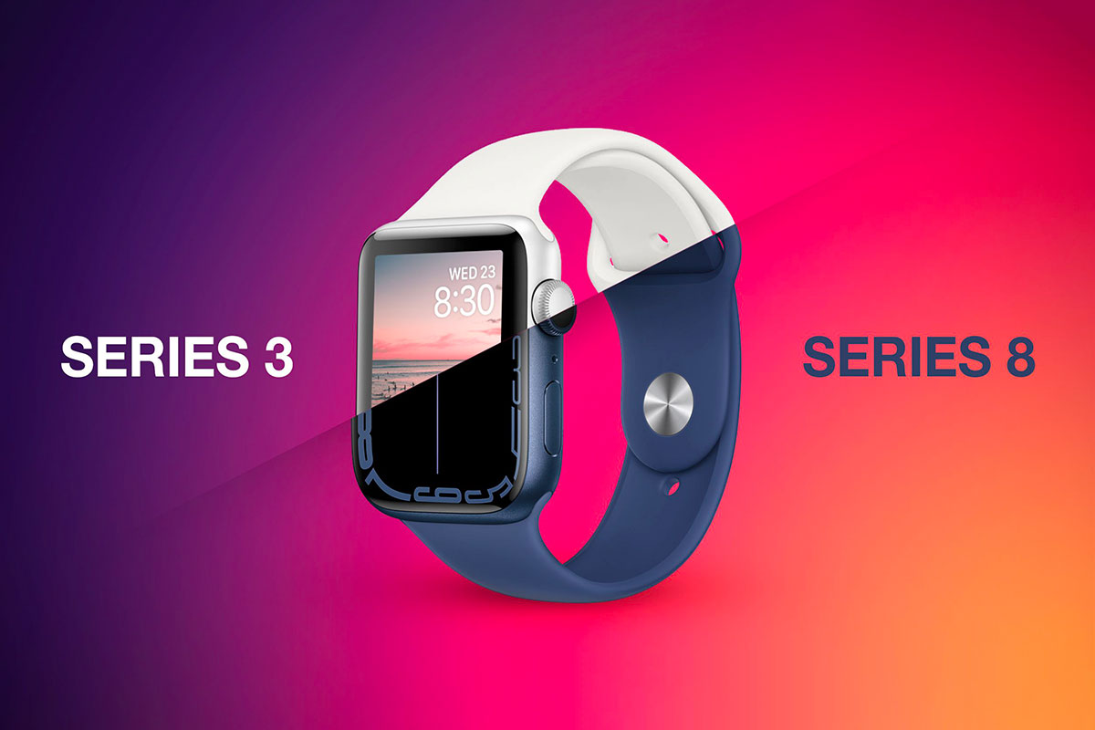 Apple Watch 3 vs. 8. Jaké změny nás čekají?