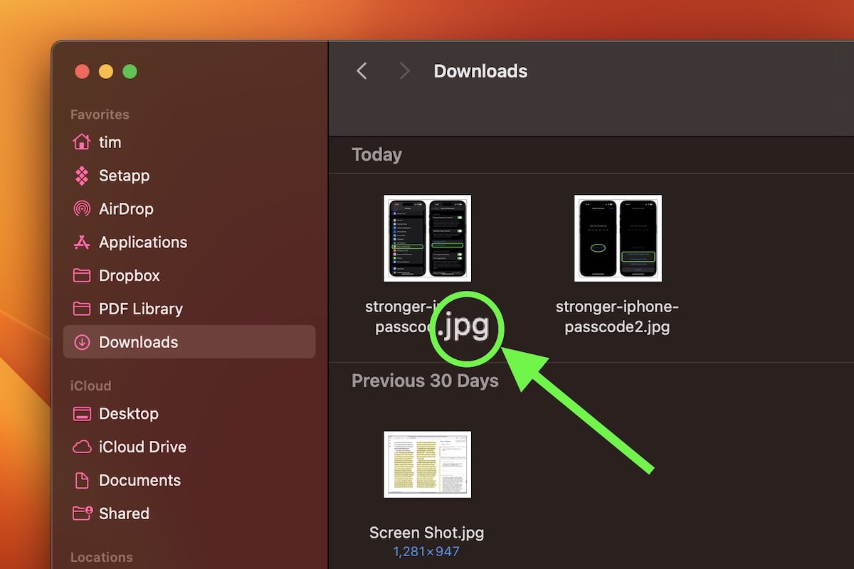 Jak zobrazit přípony souborů na Macu, iPhonu a iPadu