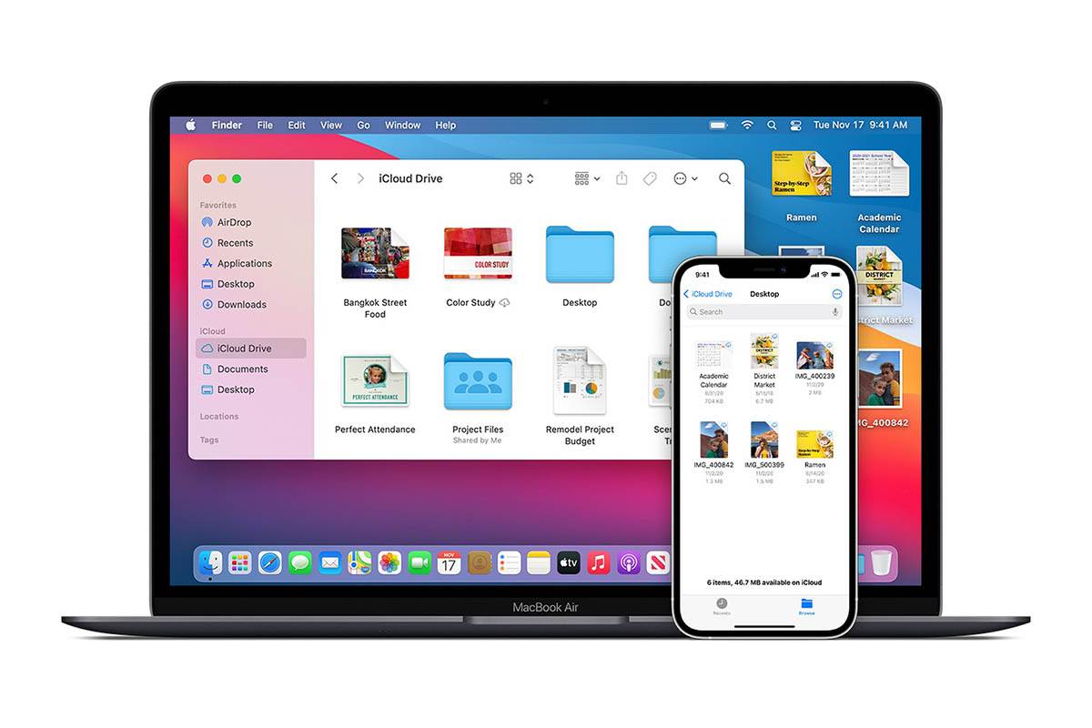 iCloud Drive a služba Dokumenty a data na iCloudu budou sloučeny