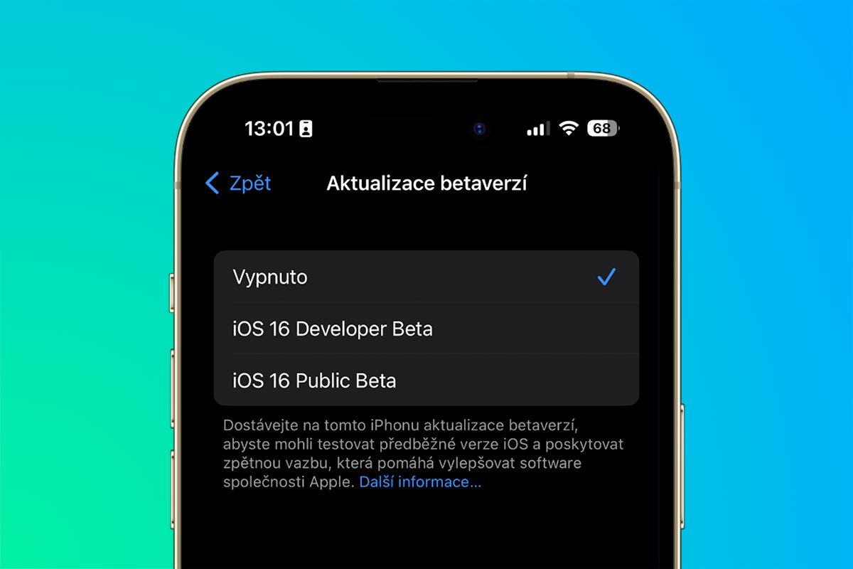 Jak si vyzkoušet novou verzi iOS ještě před jeho uvedením