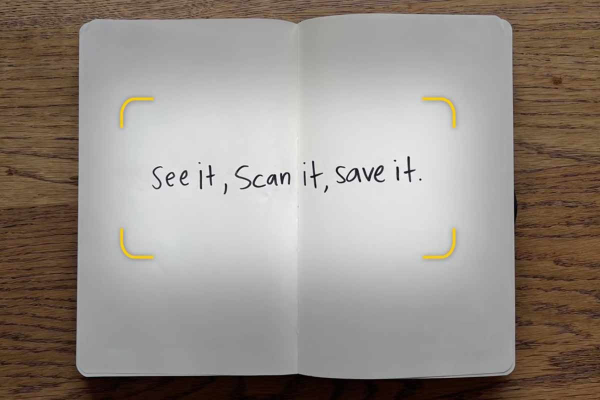 Jak naskenovat text pomocí iPhonu a vložit ho do poznámky