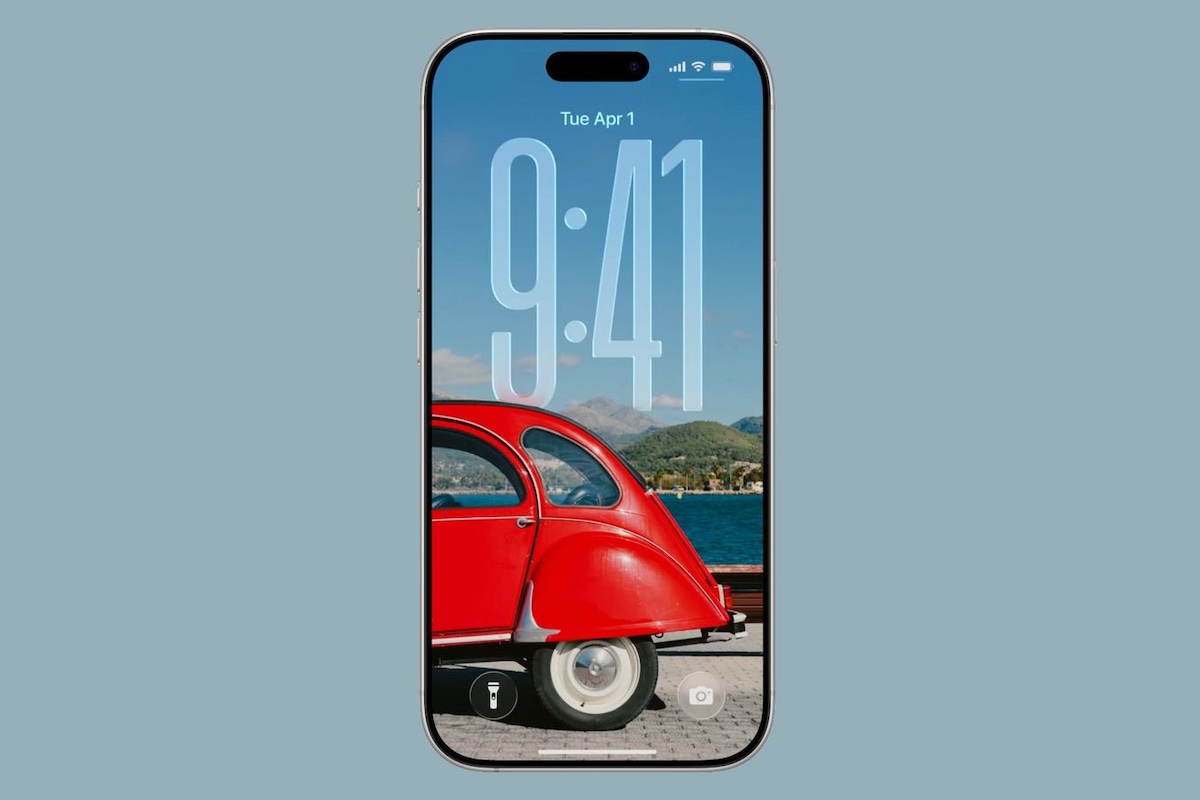 iOS 26 dovolí zvětšit hodiny na zamčené obrazovce