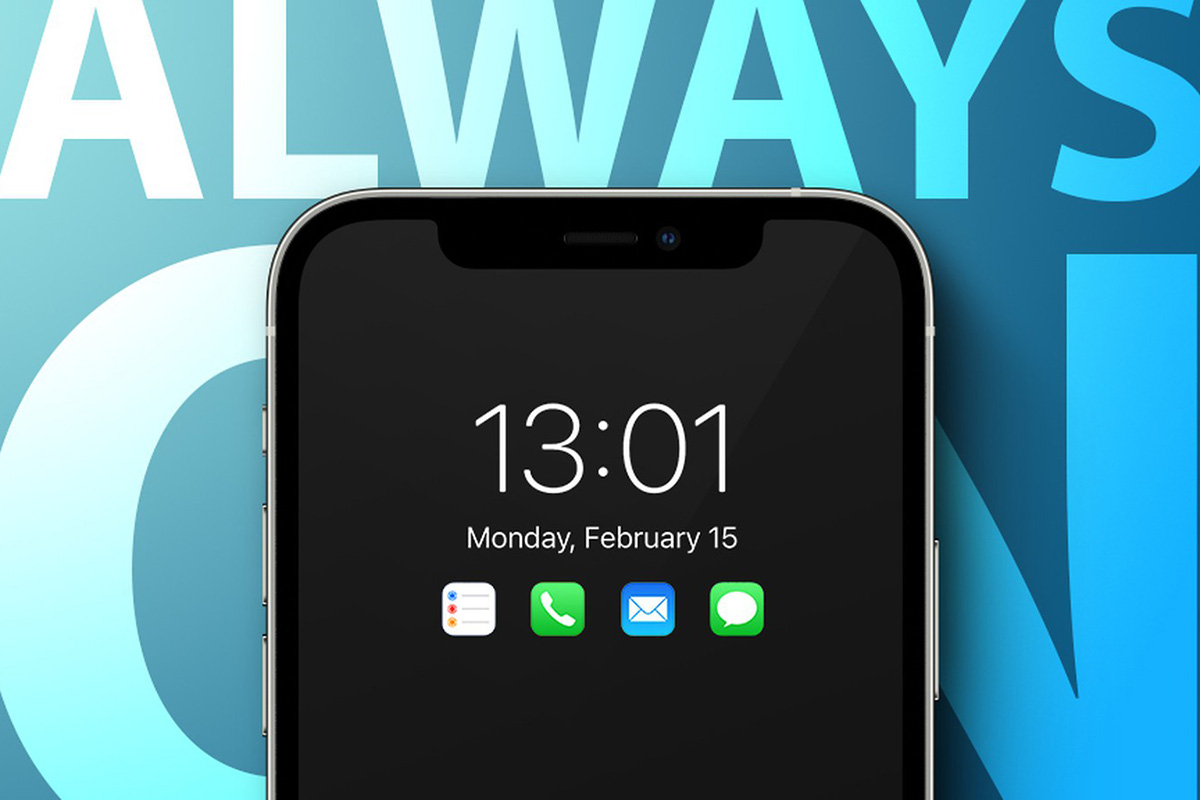 iPhone 13 always-on displej přispěje k neustále zapnuté obrazovce