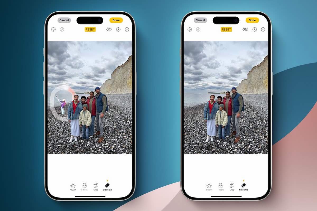 Jak odstranit nechtěný objekt z fotky v iOS 18