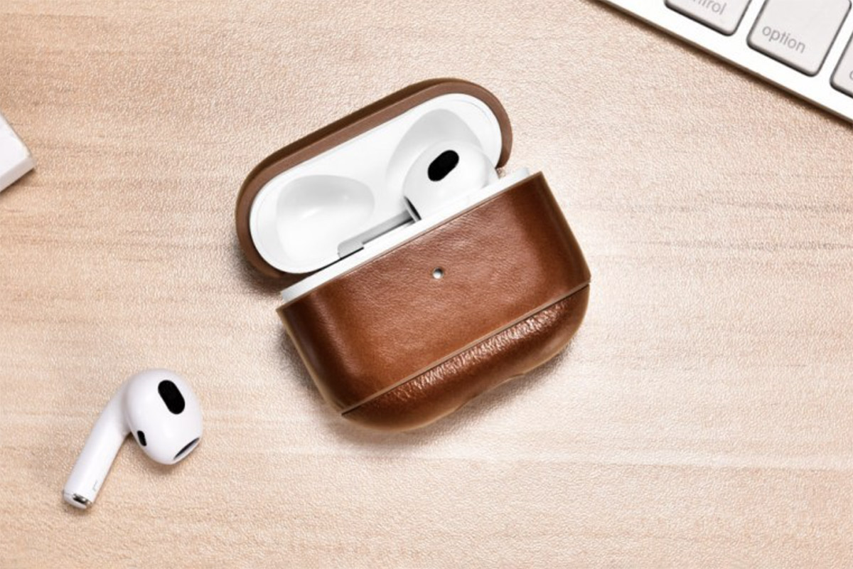 Kožené pouzdro AirPods 3 sluchátka udrží jako v bavlnce a je nesmírně elegantní