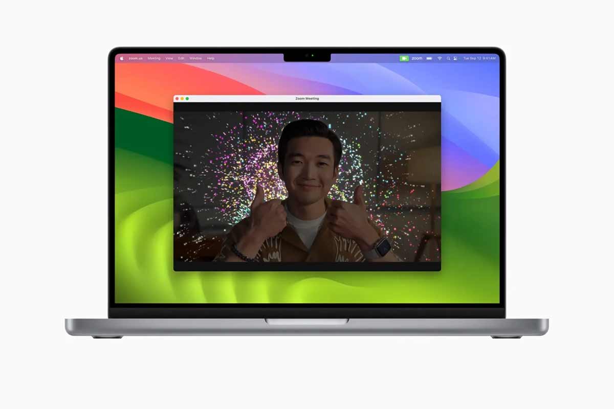 Jak ovládat reakce v macOS Sonoma