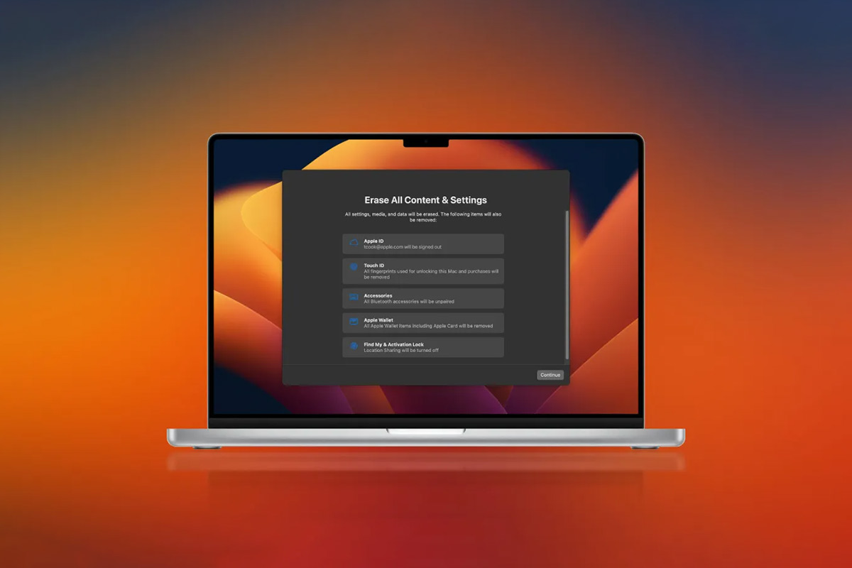Jak smazat Mac, když ho chcete prodat nebo darovat