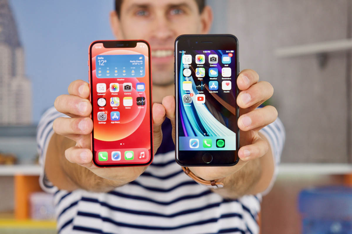 Rozměry iPhone 12 mini jsou ještě menší než u iPhone SE 2. generace