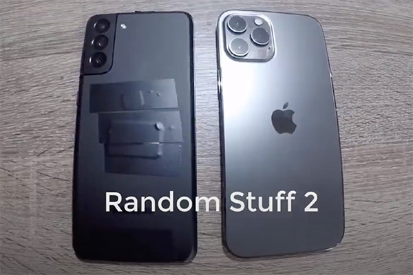 Samsung Galaxy S21+ v porovnání s iPhone 12 Pro na videu