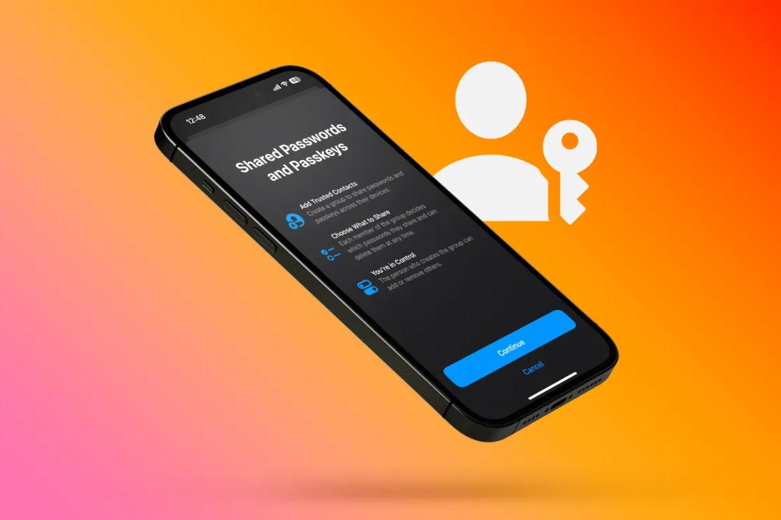 Sdílejte hesla z iCloud klíčenky v iOS 17