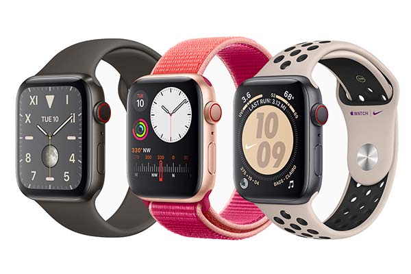 Srovnání Apple Watch 4 a 5 nemá vzhledem k ceně vítěze