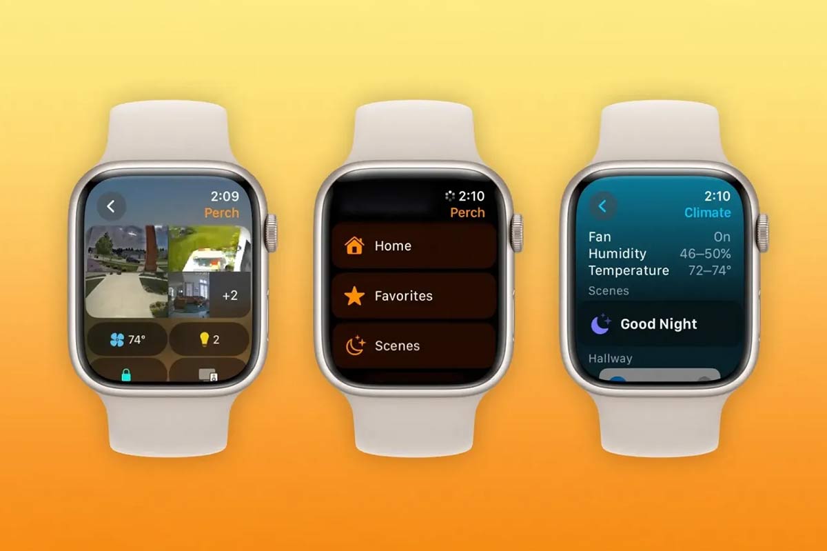 Jak vypadá aplikace Domácnost na watchOS 10
