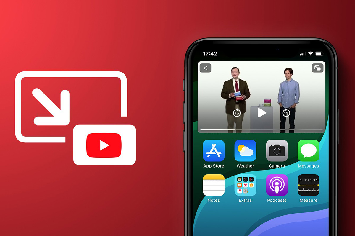 YouTube Premium začne podporovat funkci Obraz v obraze v iOS