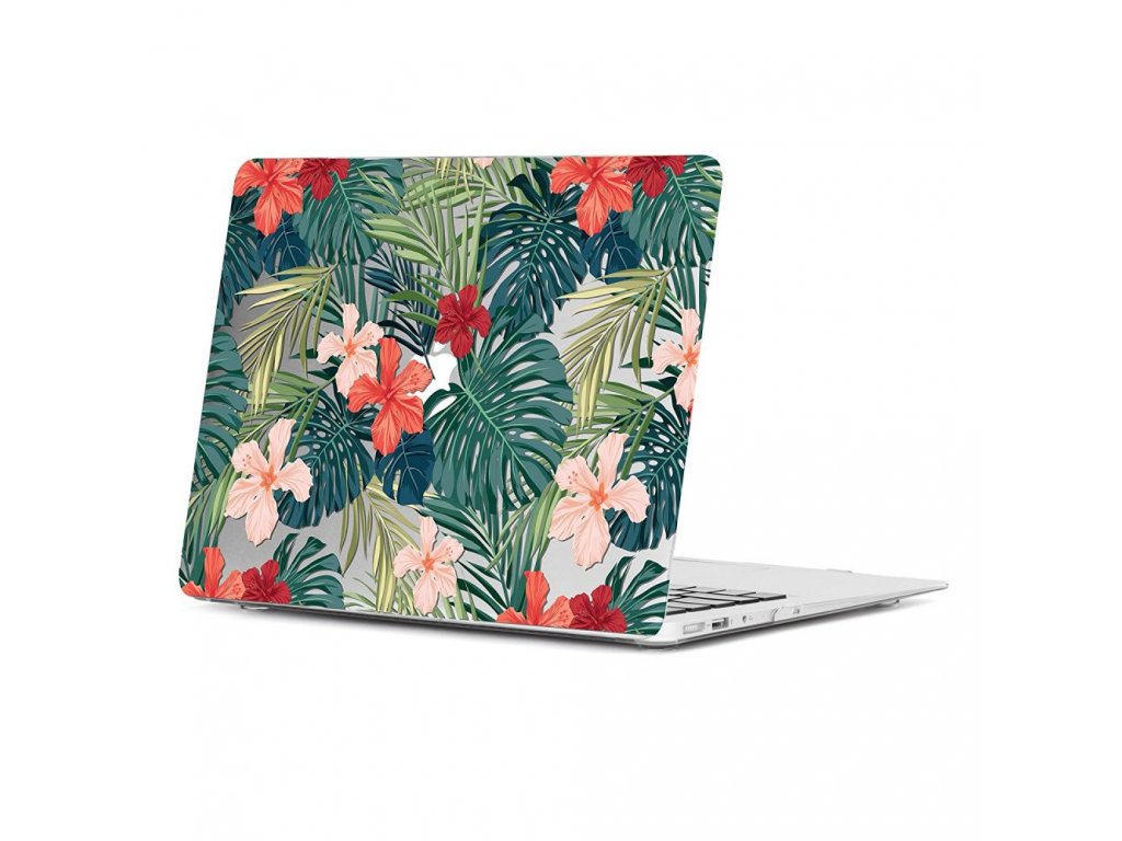 Polykarbonátové pouzdro / kryt na MacBook Air 13 (2010-2017) - TECH-PROTECT SMARTSHELL, TROPICAL PLANTS