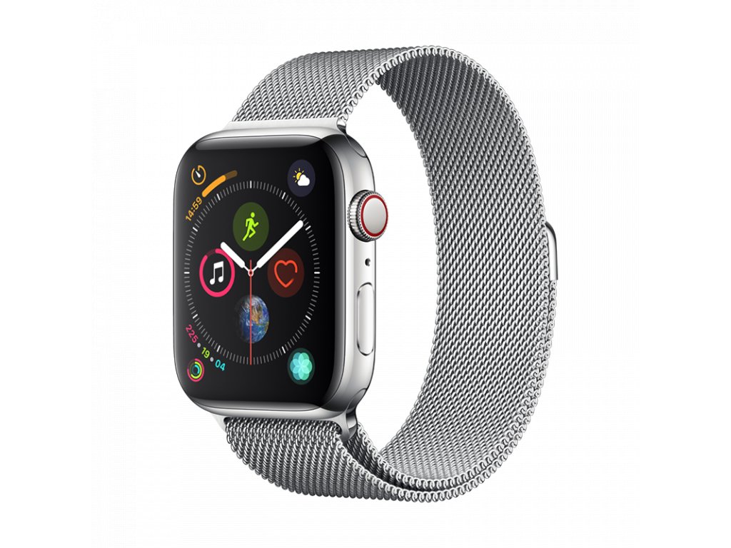 Řemínek pro Apple Watch 42mm / 44mm - Devia, Milanese Silver