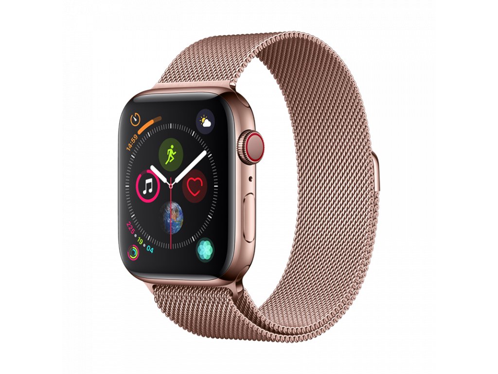 Řemínek pro Apple Watch 42mm / 44mm - Devia, Milanese Rose