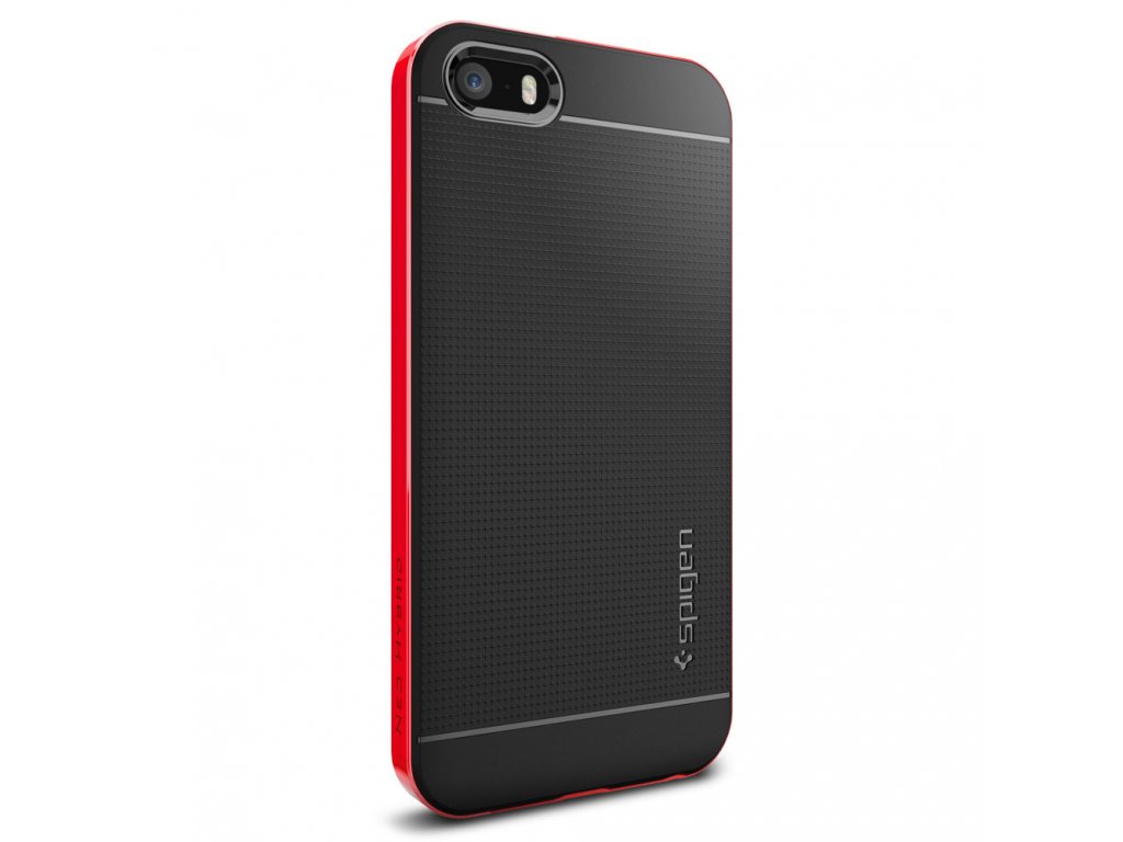 Pouzdro / kryt pro Apple iPhone 5 / 5S / SE - Spigen, Neo Hybrid Dante Red